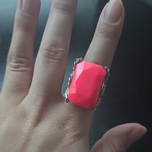 Elegant Pink Gemstone Ring